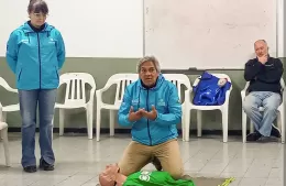 Capacitaron en RCP y primeros auxilios a formadores de fútbol infanto-juvenil