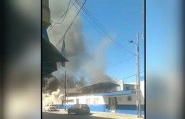 Susto por incendio en la Delegación 1