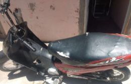 Secuestran motocicleta con numeración del motor adulterada