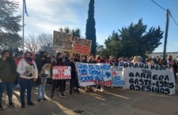 Manifestación en contra de la familia Medina y pedido de justicia por Laura Pereyra