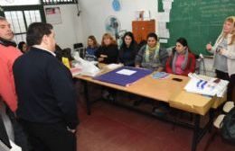 Nedela visitó a los docentes de la Escuela 501