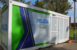 El intendente inauguró un Puesto de Vigilancia Móvil en 60 y 129