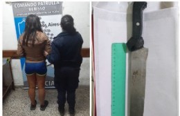 La loquita más picante del condado: una menor de 14 años fue detenida por amenazar con una cuchilla a su novio de 20