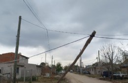 Un camión arrasó con los cables y con su tele, ahora pide recuperarla