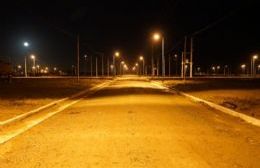 Ya funciona el alumbrado en el predio destinado al ProCreAr en el Barrio Santa Teresita