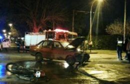 Un herido grave por choque en 12 y 153