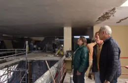 Avanzan los trabajos en la Escuela de Arte de Berisso