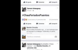 La que faltaba: El presidente de la Juventud PRO festeja la eliminación de feriados
