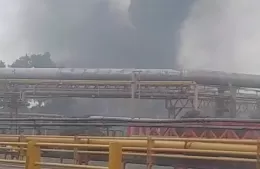 Informan incendio en la Refinería: no hay riesgo para la comunidad