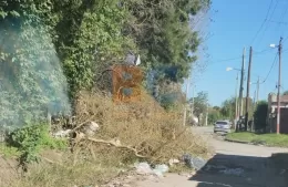 Denuncian basural a cielo abierto y piden controles en 124 y 81 bis