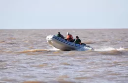 Continúan las tareas de búsqueda de los pescadores desaparecidos