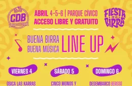 Fiesta de la Birra en Berisso: Tres días de música y cerveza con entrada libre