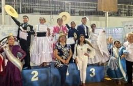 Representantes infantiles de la colectividad peruana en el podio de importante certamen