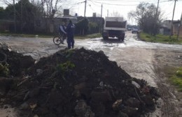 Barricadas para evitar que los automovilistas burlen controles de seguridad