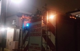 Incendio en una vivienda de 124 entre 61 y 62