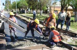 El plan de bacheo se extiende sobre Avenida Montevideo