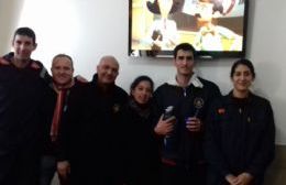 Agradecimiento al cuartel de Bomberos