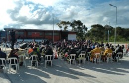 Berisso dijo presente en el nuevo centro de entrenamiento de bomberos