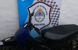 Joven demorado por circular en una moto con número de motor adulterado