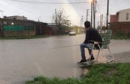 Desesperación, hartazgo e ironía ante el temporal de lluvia