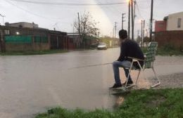 Desesperación, hartazgo e ironía ante el temporal de lluvia