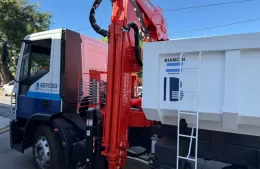 Presentaron nueva almeja con brazo hidráulico para el servicio de recolección no habitual