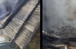 Investigan si fue intencional un incendio que destruyó casilla de 151 entre 16 y 17