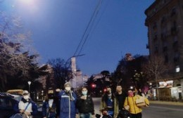 Voluntarios gimnasistas en una nueva jornada solidaria para gente en situación de calle