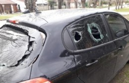 Roturas en el auto del secretario general del Sindicato de Guardavidas