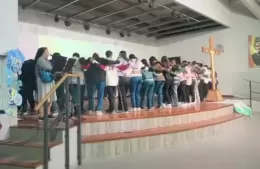 Celebración de colegios católicos de Berisso