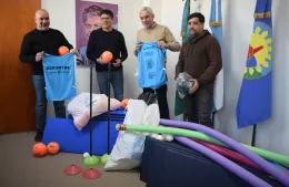 Berisso recibió material deportivo por parte de Provincia