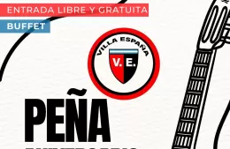 Destacada grilla artística para la peña aniversario del Club Villa España