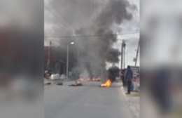 Corte en 8 y 135 por manifestación vecinal