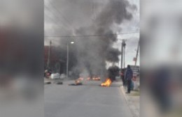 Corte en 8 y 135 por manifestación vecinal