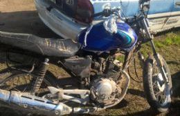 Nena de 12 años circulaba en una moto con números adulterados