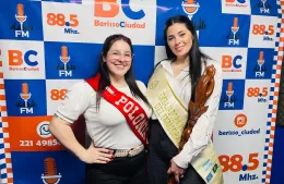 Nuevas representantes de la Fiesta del Inmigrante: Micaela Mankowski y Lorena Gómez en Berisso Ciudad