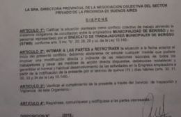 Se dispuso la conciliación obligatoria para trabajadores municipales de Berisso