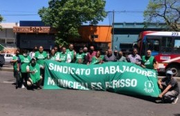 Paro general de trabajadores municipales y movilización a la Gobernación bonaerense