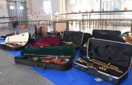 La Orquesta Escuela presentó sus nuevos instrumentos