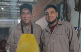 Dos trabajadores se incorporaron a la herrería del Movimiento Territorial Arturo Jauretche Berisso