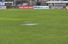 El temporal obligó a suspender el partido de la Villa