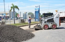 Mejora en veredas y estacionamiento en las inmediaciones del Hogar Social