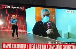 Cagliardi habló sobre la situación procesal que le cabe a la vecina "anti cuarentena"