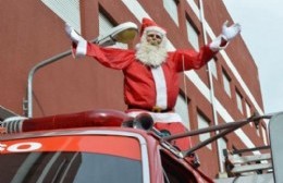 Los bomberos vuelven este año con la recorrida por la ciudad con Papá Noel
