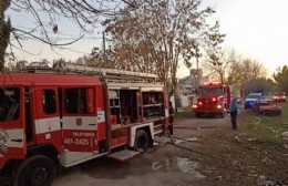 Se incendió casa deshabitada en Villa Zula