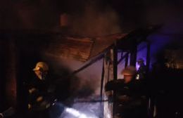 Trágico incendio en 155 y 25