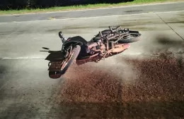 Choque entre moto y auto en 60 y 139