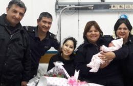 Policías de nuestra ciudad oficiaron de parteros