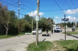 Chocaron auto y moto en 30 y 164