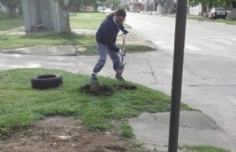 Trabajadores municipales erradican basurales y los transforman en lugares cuidados